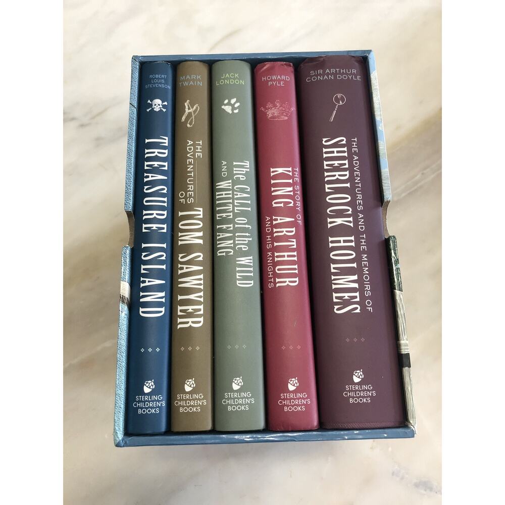 Sterling Unabridged Classic: Tales Of Adventure - 5 Book Set - Excellent Cond.